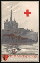 1915 (16 Jul) 'Red Cross Geneva', World War I Censored Field Post Feldpost Postcard from Kreiensen (Germany) to Brittany (France)