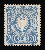 1878 20pf German Empire, Germany (Mi. 34 a, CV $780)