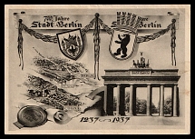 1937 '700 years Berlin', Propaganda Postcard, Third Reich Nazi Germany