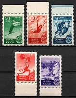 1949 Sport in the USSR, Soviet Union, USSR, Russia (Full Set, Margins, MNH)