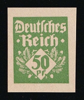 1920-21 50pf German Reich, Germany (Essay, Signed)