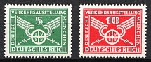 1925 Weimar Republic, Germany (Mi. 370 y - 371 y, Full Set, CV $80, MNH)