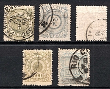 1884-88 Brazil (Mi. 59 - 66, Canceled, CV $200)