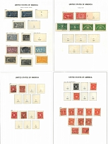 1885-1930 United States, Stock of Stamps (Canceled, # U US - 1)