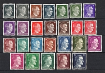 1941-44 Third Reich, Germany (Signed, Full Set, MNH)
