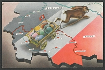 1934 (31 March) 'Saar Voting', Third Reich, Germany, Postcard from Saarbrucken to Darmstadt