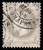 1866 4c France (Mi 26b, Canceled, CV $70)