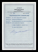 1941 50k Telsiai, Occupation of Lithuania, Germany (Mi. 24 I, Corner Margin, Certificate, CV $590+, MNH)