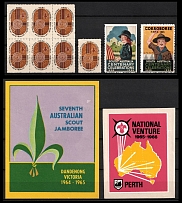 Australia, Scouts, Group of Stamp