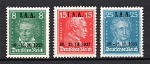 1927 Weimar Republic, Germany (Mi. 407-409, Full Set, CV $310, MNH)