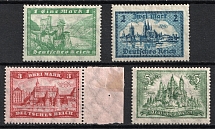 1924-27 Weimar Republic, Germany (Mi. 364 - 367, Full Set, CV $130)