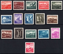 1944 Ljubljana, German Occupation, Germany (Mi. 45 - 60, Margins, Full Set, CV $520, MNH)