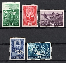 1948 Young Pioneers, Soviet Union, USSR (Full Set, MNH)