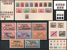 1920 Joining of Territories, Saar, Memel, Germany, Large Stock (CV $180)