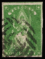 1856 1p Victoria, Australia (SG 40, Canceled, CV $70)