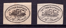 Letter Dispatch J. H. Prince, United States Locals & Carriers (Old Reprints and Forgeries)