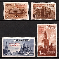 1947 800th Anniversary of the Founding of Moscow, Soviet Union, USSR, Russia (Full Set, MNH)