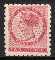 1861 2p Prince Edward Island, Canada (Scott 1a, Certificate, CV $1,750)