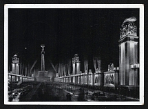 1940 'Berlin. East-West axis', Propaganda Postcard, Third Reich Nazi Germany