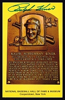 Ralph Kiner, American Baseball Player, Postcard with Autograph, National Baseball Hall of Fame and Museum in Cooperstown