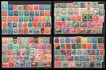 Venezuela, Salvador, Peru, Nicaragua, Stock of Stamps