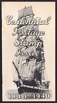 Centennial Postage Stamp Issue, Sailing and Flying Clippers, Airplane, New Zeland, Stock of Cinderellas, Non-Postal Stamps, Labels, Advertising, Charity, Propaganda, Booklet