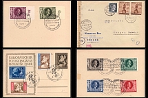 Third Reich, Germany, 4 Covers (Commemorative Cancellations)