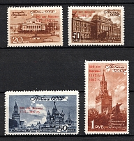 1947 800th Anniversary of the Founding of Moscow, Soviet Union, USSR (Full Set, MNH)