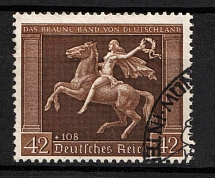 1938 42pf Third Reich, Germany (Mi. 671 y, Full Set, Canceled, CV $80)