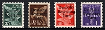 1943 Zadar, German Occupation, Germany (Mi. 23 - 24, 26 - 27, Signed, CV $180, MNH)