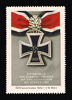 1939 'Knightcross of the Iron Cross with Oak Leaf with Swords', Collection Stamps, Third Reich WWII Military Propaganda, Germany