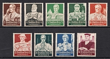 1934 Third Reich, Germany (Mi. 556 - 564, Full Set, CV $140)