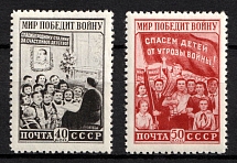 1950 'For Peace', Soviet Union, USSR, Russia (Full Set, MNH)