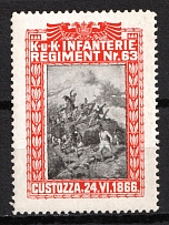 Austria, 'K.u.K. Infantry Regiment. Battle of Custoza 1866', World War I Military Propaganda