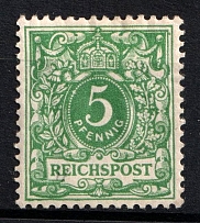 1899-1900 5pf German Empire, Germany (Mi. 46 a, CV $260)