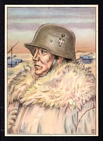 'Wehrmacht', WWII German Propaganda, Postcard, Author H. W. Gipser