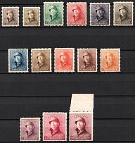 1919 Belgium (Sc. 124 - 137, Full Set, CV $1,150)