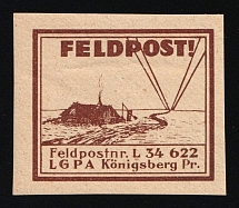1937-45 Konigsberg, Air Force Post Office LGPA, Red Cross, Military Mail Field Post Feldpost, Germany (MNH)