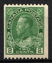 1922-31 2c Canada (SG 262, CV $85, MNH)