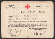 1943 (7 Dec) Identity Card, Wehrmacht, Propaganda Card, Third Reich WWII, Germany Propaganda, Germany