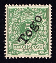 1897-99 5pf Togo, German Colonies, Germany (Mi. 2 B, CV $500)