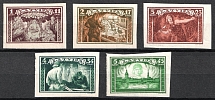 1932 Latvia (Imperforated, Full Set, CV $30)