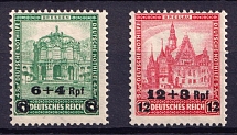 1932 Weimar Republic, Germany (Mi. 463 - 464, Full Set, CV $80, MNH)