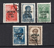 1941 Occupation of Latvia, Germany (Canceled, CV $40)