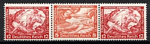 1933 Third Reich, Germany, Wagner, Se-tenant, Zusammendrucke (Mi. W 56, CV $70)