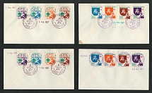 1957 Lithuania, Scouts Exile, Baltic DP Camp, Displaced Persons Camp, Covers (Special Cancellations)