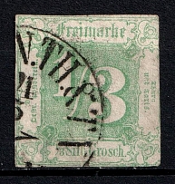 1863 1/3sgr Thurn und Taxis, German States, Germany (Mi. 27, Canceled, CV $220)