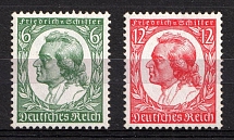 1934 Third Reich, Germany (Mi. 554 - 555, Full Set, CV $130, MNH)