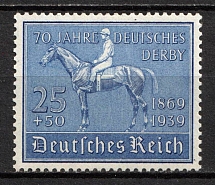 1939 25pf Third Reich, Germany (Mi. 698, Full Set, CV $100, MNH)