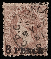 1880 8p South Australia (SG 120, Canceled)